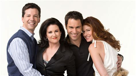 Contact information for renew-deutschland.de - The show’s title refers to the central characters of Will and Grace, played by Eric McCormack and Debra Messing, respectively. The show also features Megan Mullally as Karen Walker, a wealthy socialite, and Sean Hayes as Jack McFarland, a flamboyant and outgoing gay man.